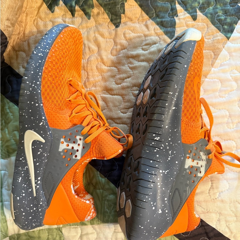 Nike Orange and Gray Athletic Shoes